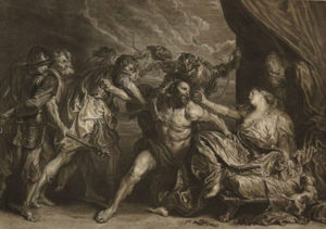 stampa di Sansone e Dalila di A. van Dyck