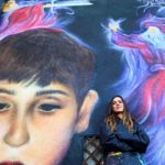 La Street Art è donna a Sant'Angelo il Paese delle Fiabe, il nuovo murales di SteReal