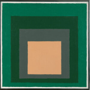 Josef Albers, Homage to the square, 1958, olio su masonite, 41 x 41 cm, Collezione Biscozzi | Rimbaud