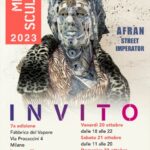 MA-EC presenta lo Street Imperator di Afran a Milano Scultura
