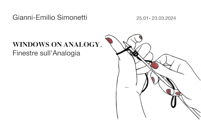 Gianni-Emilio Simonetti. WINDOWS ON ANALOGY, Finestre sull’Analogia