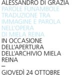 Parole funambole a Trieste Contemporanea